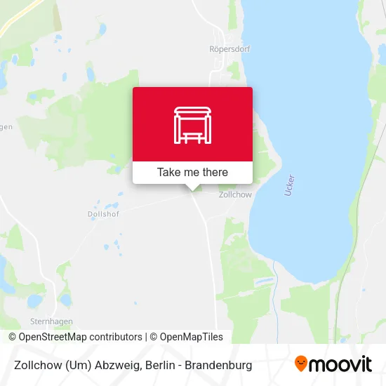 Карта Zollchow (Um) Abzweig