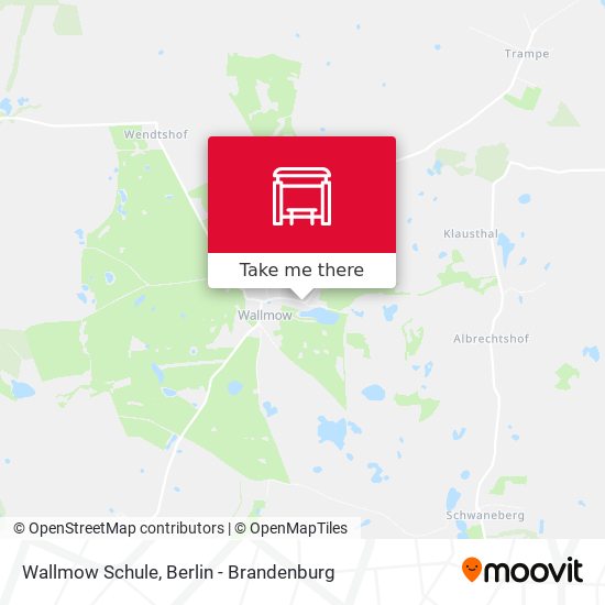 Wallmow Schule map