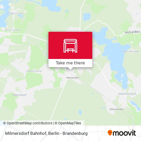 Milmersdorf Bahnhof map