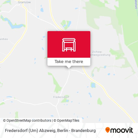 Fredersdorf (Um) Abzweig map
