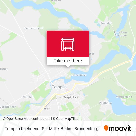 Templin Knehdener Str. Mitte map