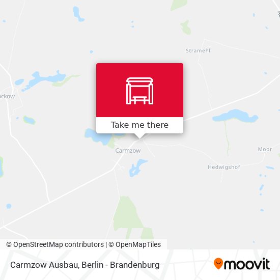 Carmzow Ausbau map
