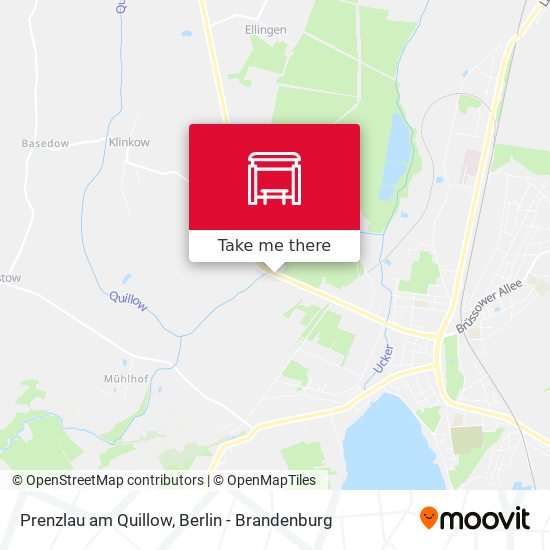 Prenzlau am Quillow map