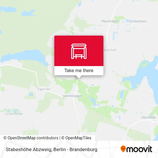 Карта Stabeshöhe Abzweig