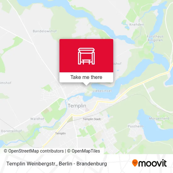 Карта Templin Weinbergstr.