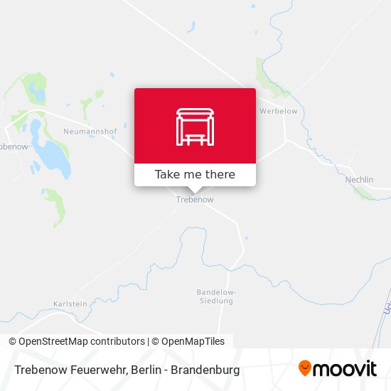 Trebenow Feuerwehr map