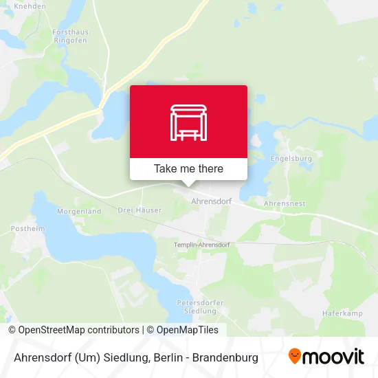 Карта Ahrensdorf (Um) Siedlung