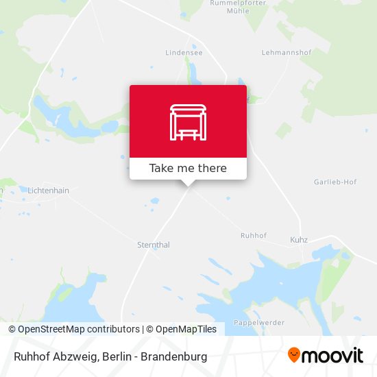 Ruhhof Abzweig map