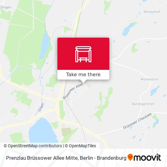 Prenzlau Brüssower Allee Mitte map