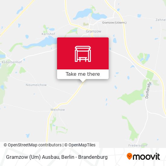 Gramzow (Um) Ausbau map