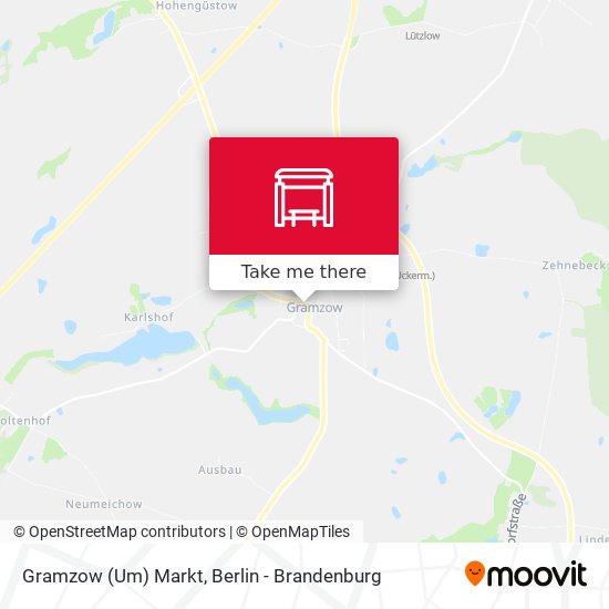 Gramzow (Um) Markt map