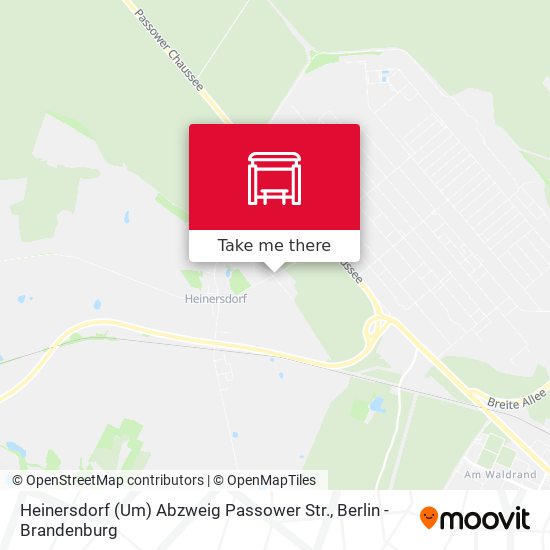 Heinersdorf (Um) Abzweig Passower Str. map