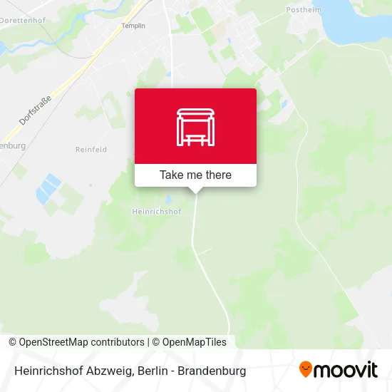 Heinrichshof Abzweig map