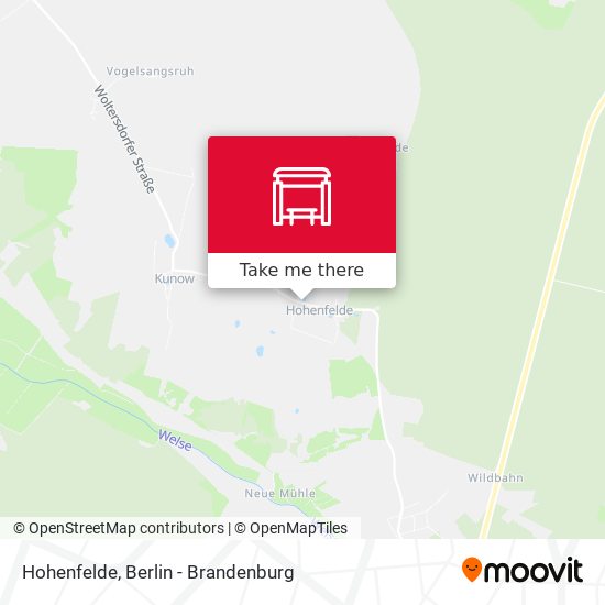 Hohenfelde map