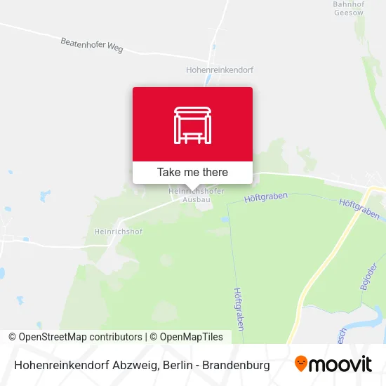 Карта Hohenreinkendorf Abzweig