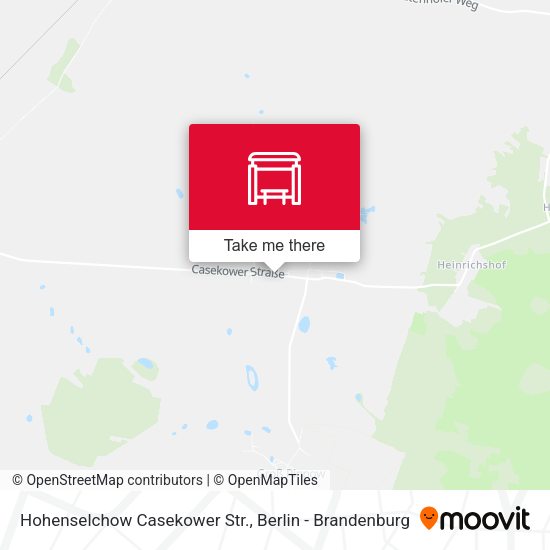 Карта Hohenselchow Casekower Str.