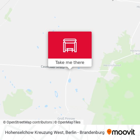 Hohenselchow Kreuzung West map