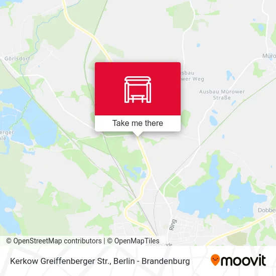 Kerkow Greiffenberger Str. map