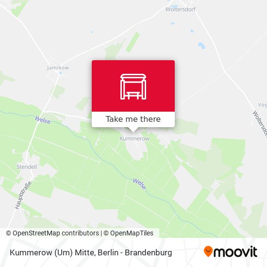 Kummerow (Um) Mitte map