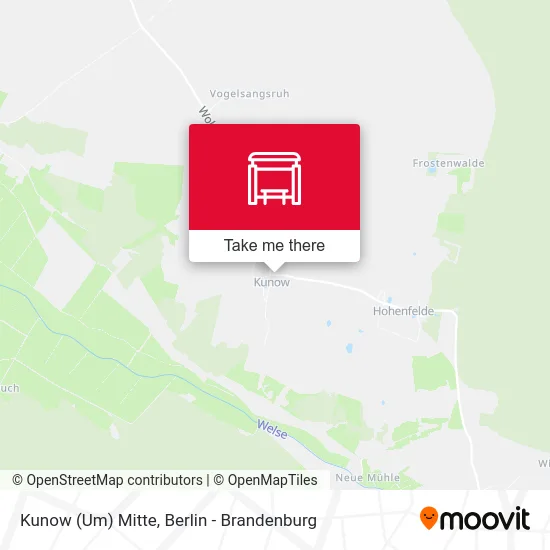 Kunow (Um) Mitte map