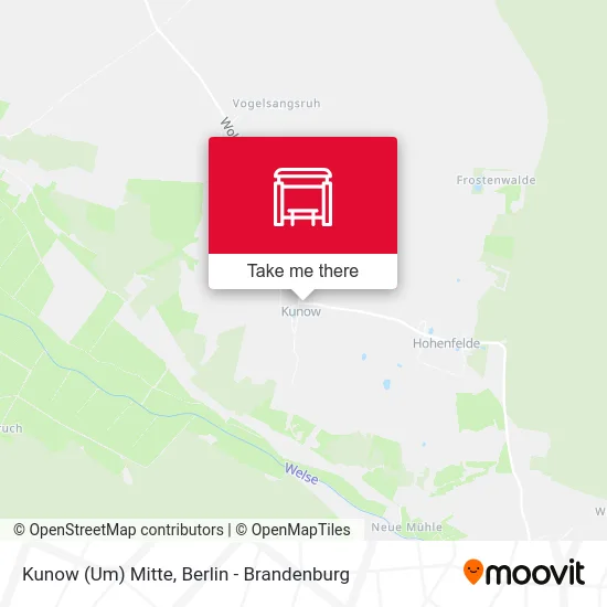 Kunow (Um) Mitte map