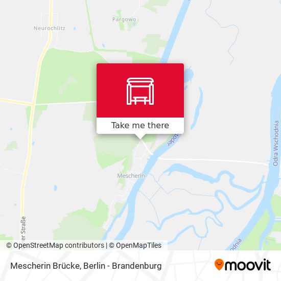 Mescherin Brücke map