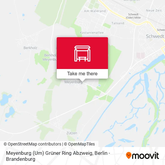 Карта Meyenburg (Um) Grüner Ring Abzweig