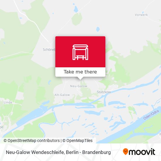 Neu-Galow Wendeschleife map