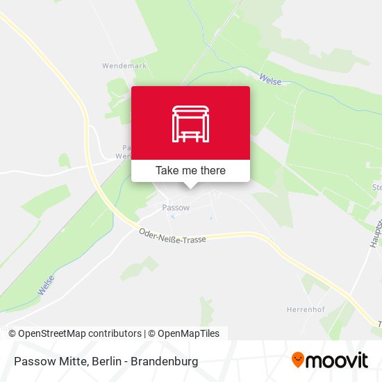 Карта Passow Mitte