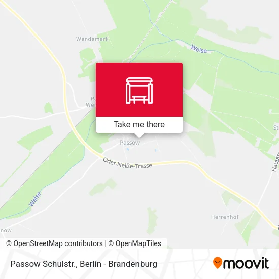 Карта Passow Schulstr.