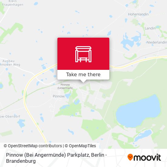 Pinnow (Bei Angermünde) Parkplatz map