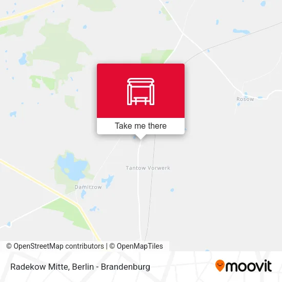 Карта Radekow Mitte