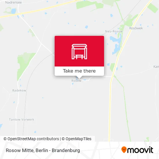 Карта Rosow Mitte