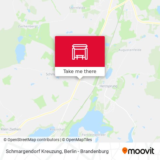 Schmargendorf Kreuzung map