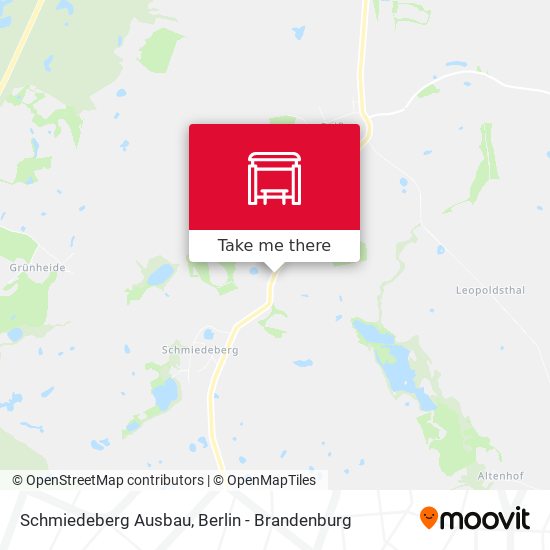 Schmiedeberg Ausbau map