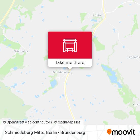 Schmiedeberg Mitte map