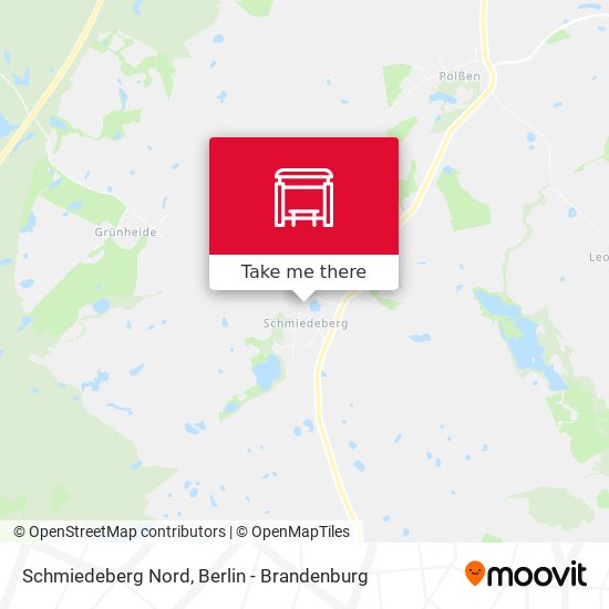 Schmiedeberg Nord map