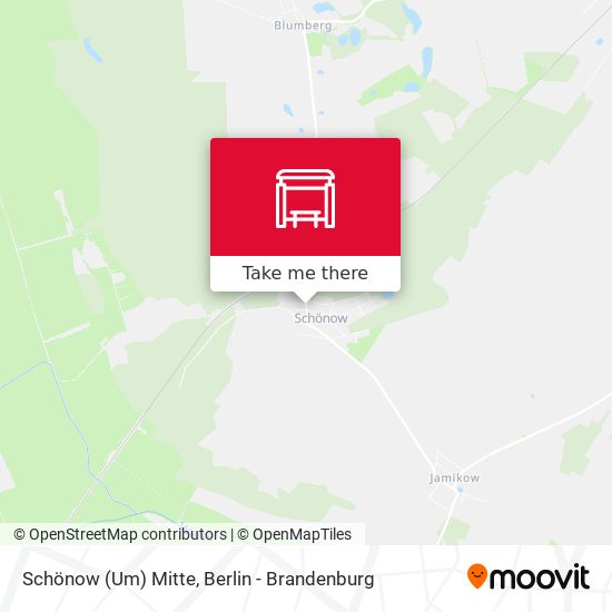 Карта Schönow (Um) Mitte