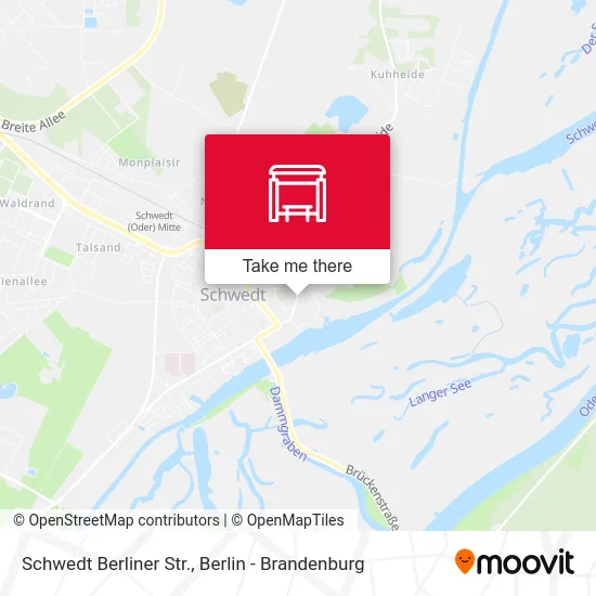 Schwedt Berliner Str. map