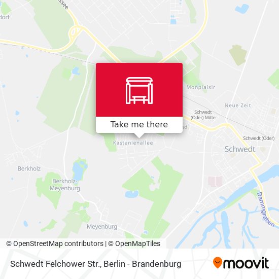 Schwedt Felchower Str. map