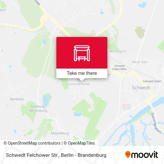 Карта Schwedt Felchower Str.