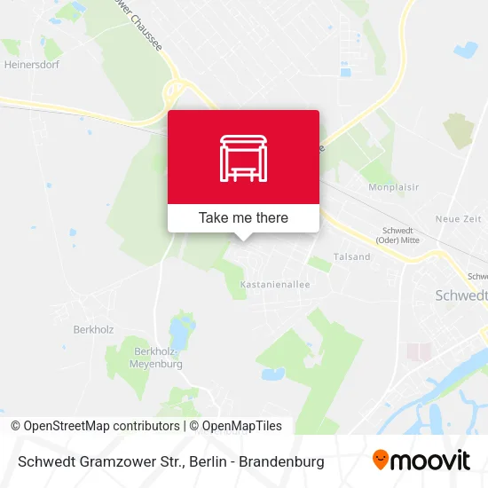 Карта Schwedt Gramzower Str.