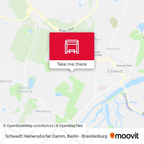 Schwedt Heinersdorfer Damm map