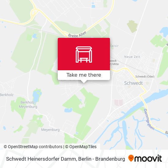 Schwedt Heinersdorfer Damm map
