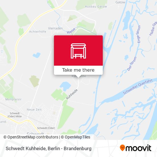 Schwedt Kuhheide map