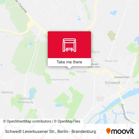 Карта Schwedt Leverkusener Str.