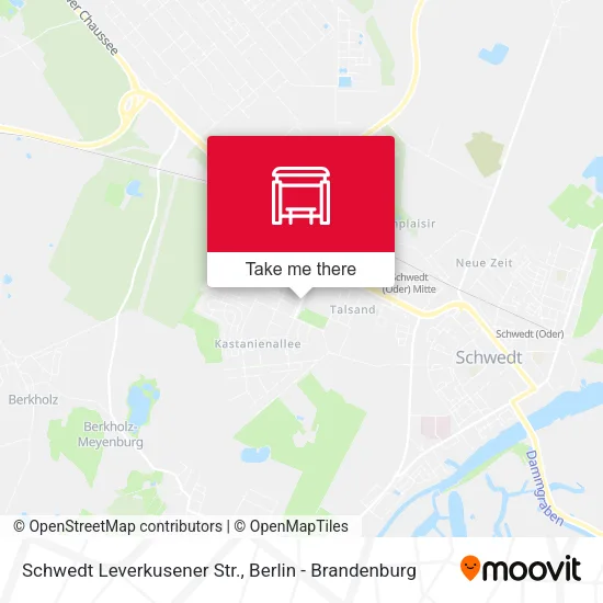 Карта Schwedt Leverkusener Str.