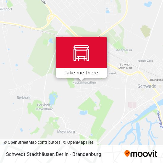 Schwedt Stadthäuser map