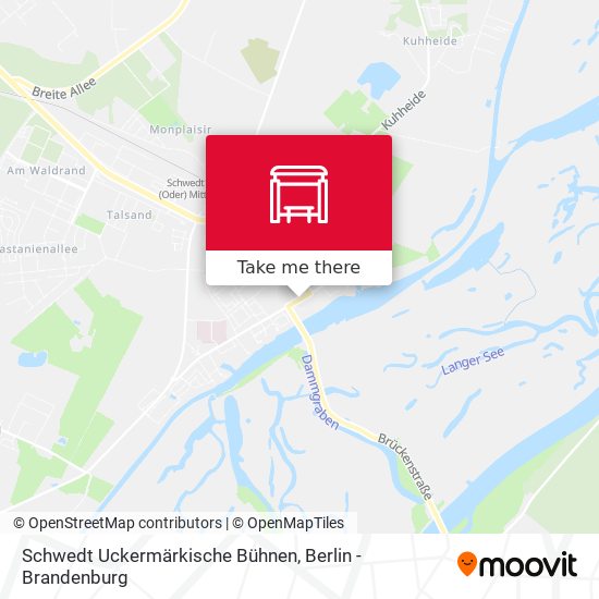 Schwedt Uckermärkische Bühnen map