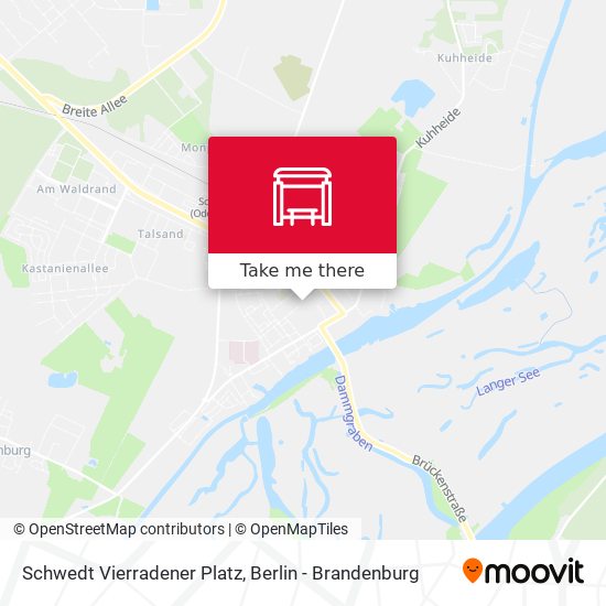 Schwedt Vierradener Platz map